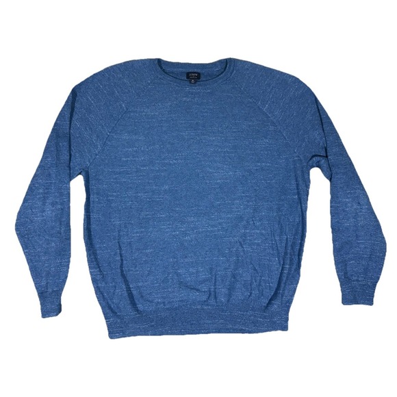 J. Crew Factory Other - J. Crew Factory XL heather blue crew neck cotton sweater